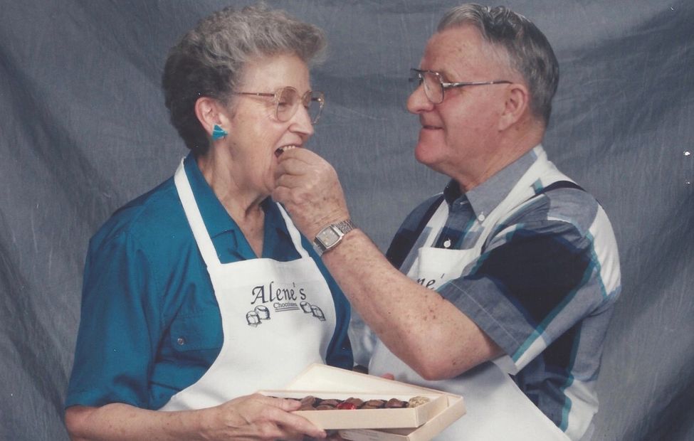 Alene and Vernon Tasting