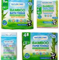 Coldwater Pharmacy stocks Naturezway fsc certified bamboo paper towel, toilet paper & facial tissue