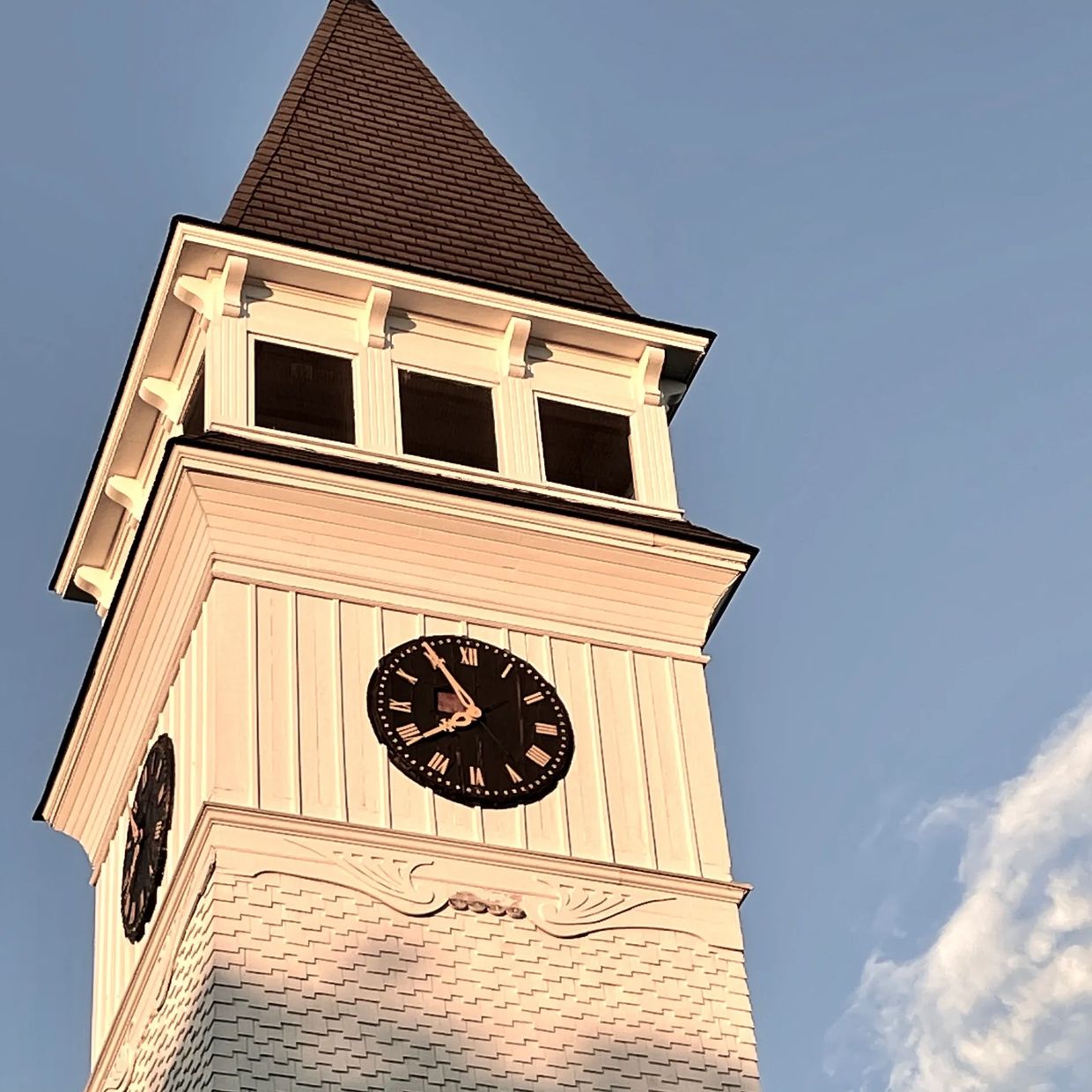 Hollis Town Hall steeple