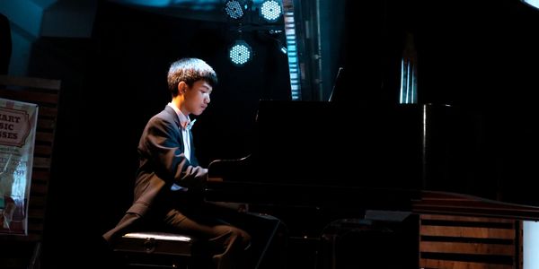 Our young virtuoso piano student playing Sonatina and Clair de lune