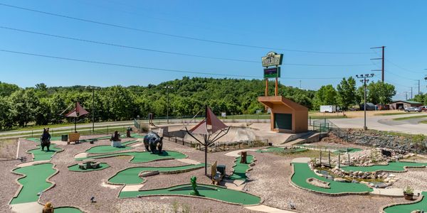 Aerial image of Bear Trax Mini-Golf