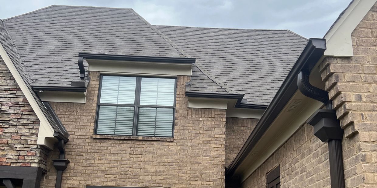This is a picture of a home that used roof cleaning