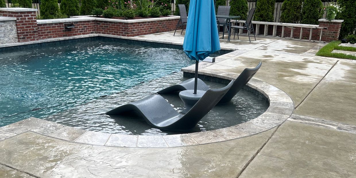 This is a pool deck that was soft washed
