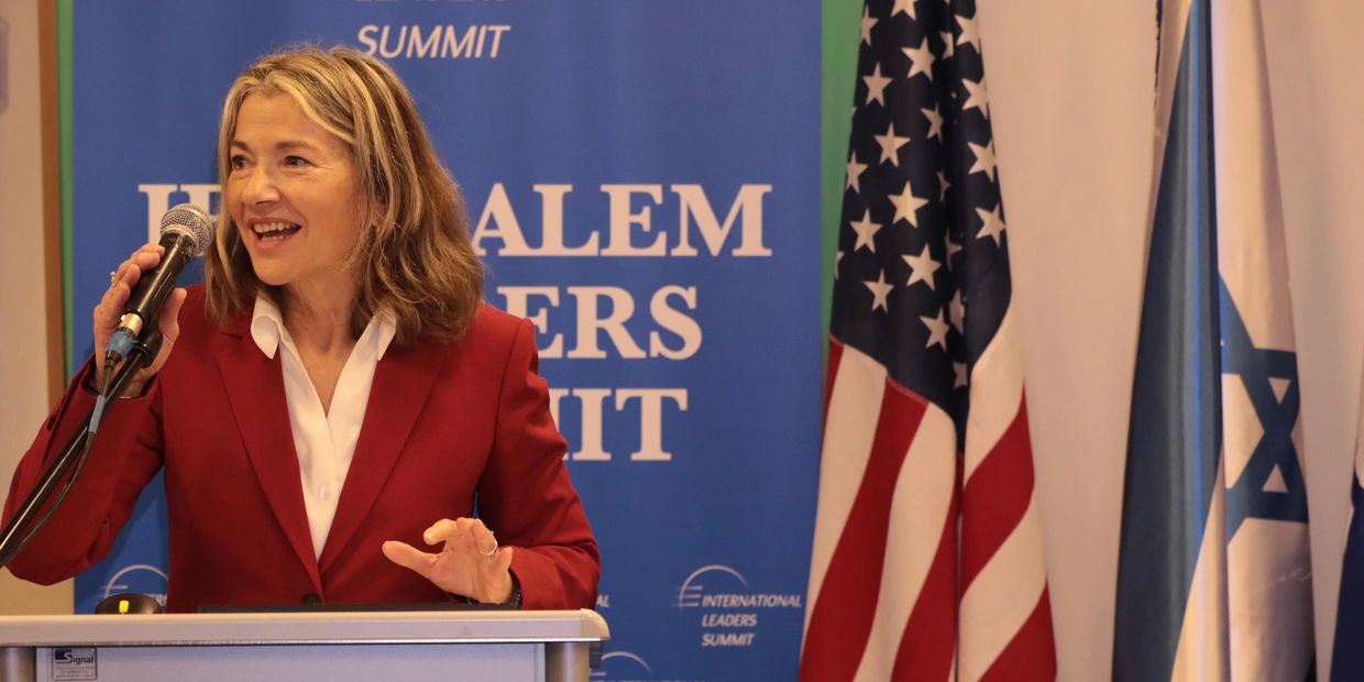 Natasha Srdoc | Delivers Keynote Address at the Fourth Jerusalem Leaders Summit in Israel.