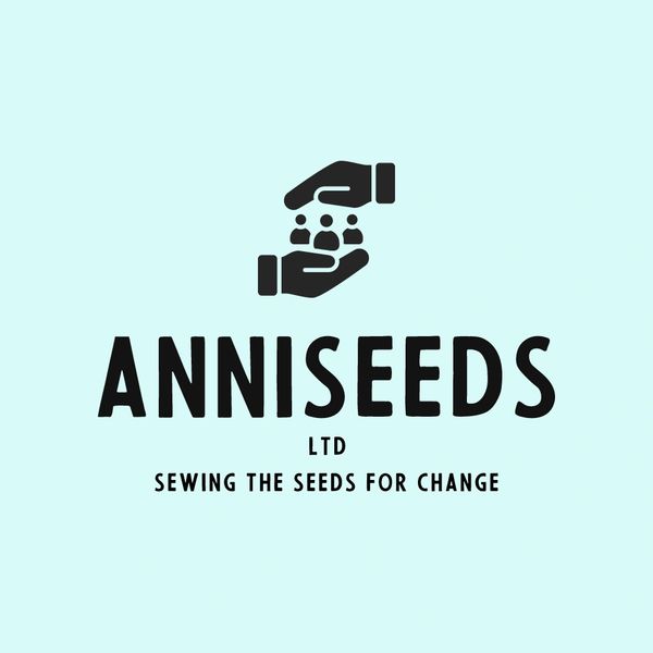 Logo of ANNISEEDS LTD with hands protecting people icons.