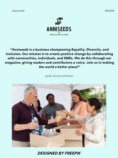 Diverse group volunteering to pack essential supplies for community support.