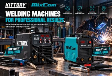 Welding machines for professional use by Kittory and MixCom.