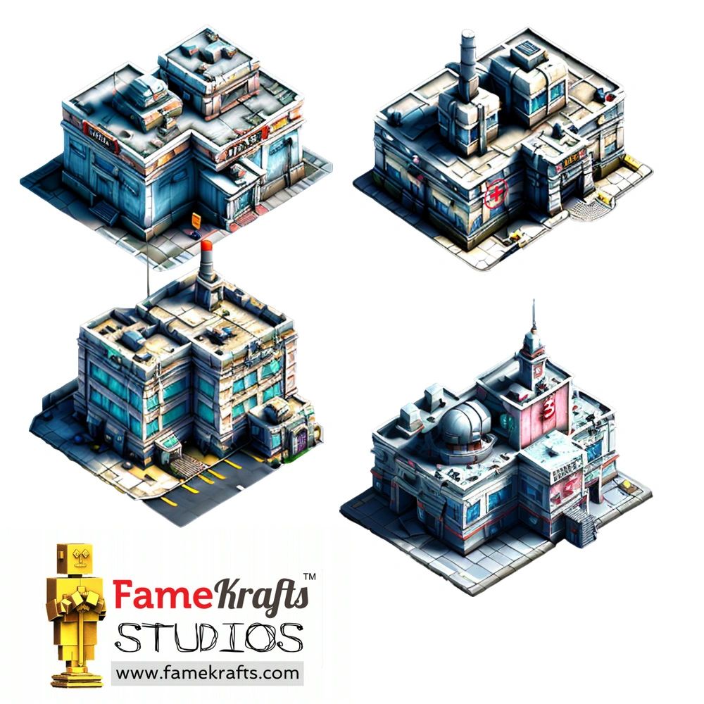 isometric building game