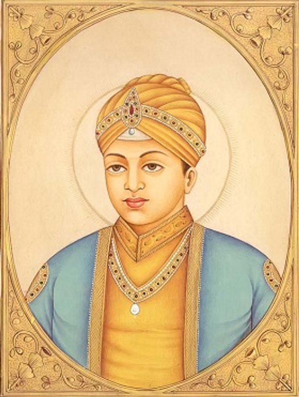 Guru Har Krishan Sahib Ji portrait 