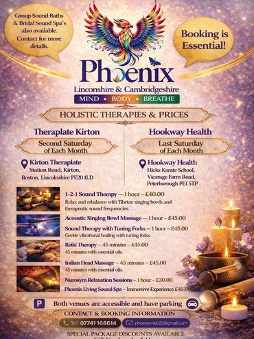 Phoenix Mind are Joining us from The 9th May and every 2nd Saturday of each month onwards. 