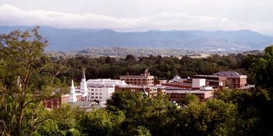Skyline of downtown Greenville ,TN
