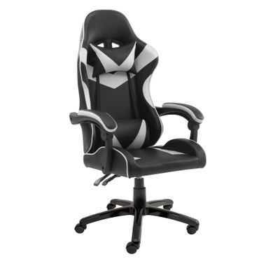 Gaming Chair black and white swivel chair