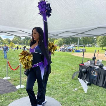 Baltimore Ravens Enjoyed Watson's 360 Photo booth at Brandon Scott Employee Cookout