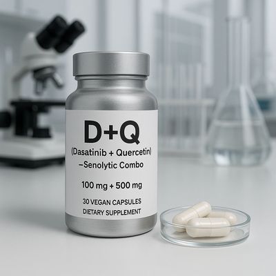 <img src="quercetin.jpg" alt="Mitora™ Quercetin senolytic compound for research use">