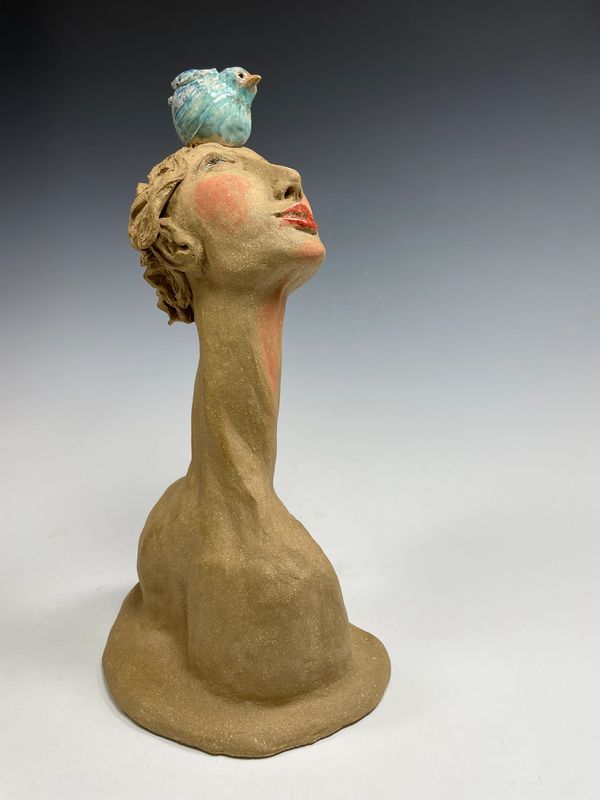 Hope. Stoneware, Oxides, Underglaze, Glaze.