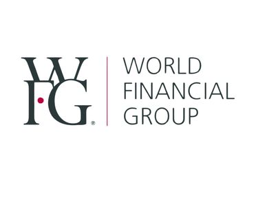 Logo of World Financial Group with stylized WFG letters.