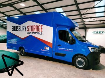 Salisbury storage van hire. Luton Low Loader van hire.