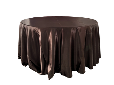 chocolate satin tablecloth