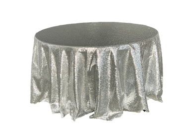 silver sequin tablecloth