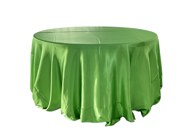willow green satin tablecloth