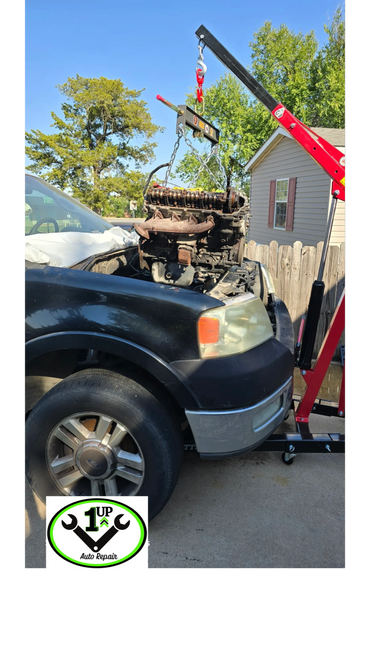 Ford 5.4L 3V engine removal from a 2004 F150