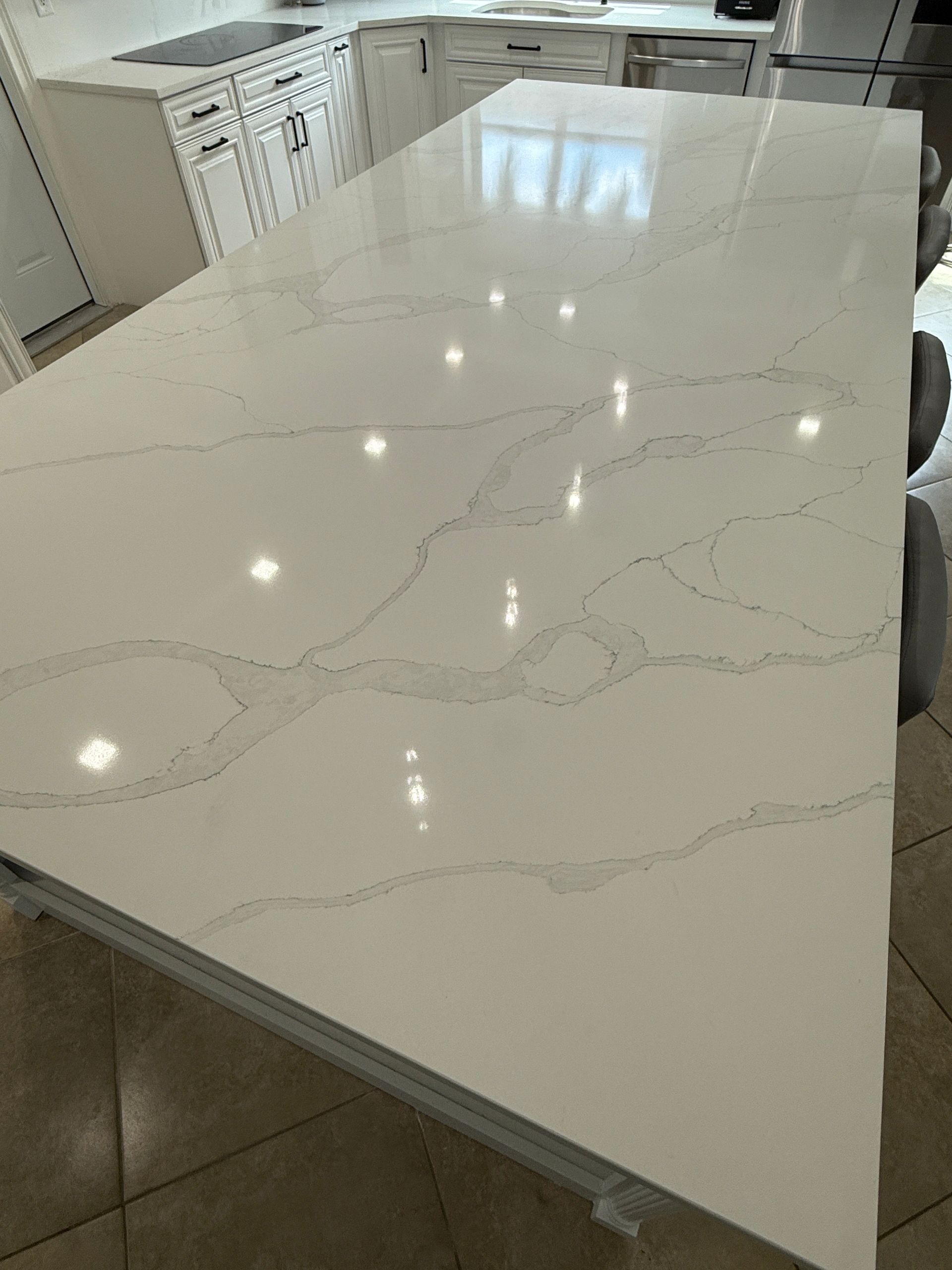 Kitchen Remodel. Quartz Countertop Boca Raton