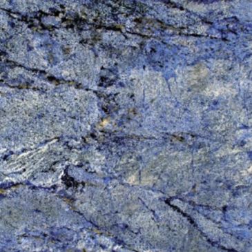 Close-up of a blue and gray marble surface.