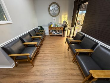 wood flooring in office