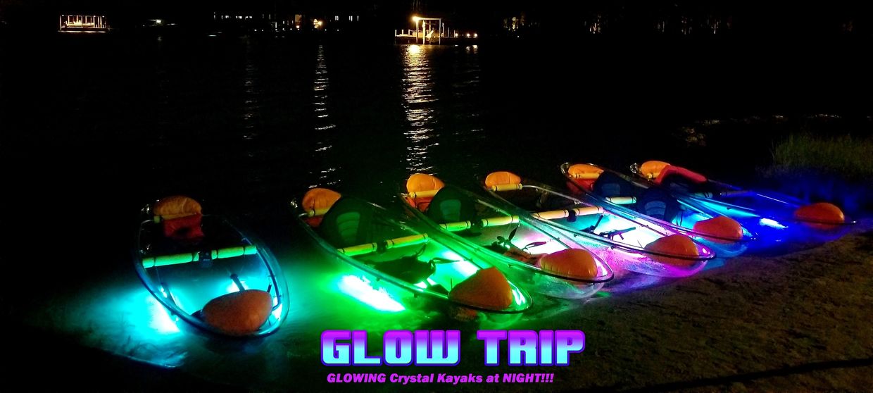 Glowing Crystal Clear Kayaks in Santa Rosa Beach, FL