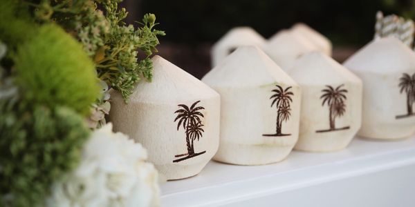 coconut drinks by Queen Creek, AZ small business, Logo Your Coco. 