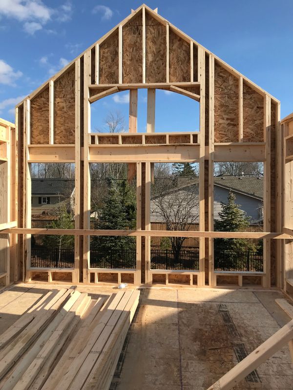 Shape wall
Rake wall
Gable wall 
Whatever you want to call it ;) 