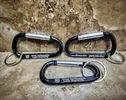 Carabiner Keychains. Great way to keep your keys secure. 