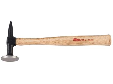 Picard 2522202 Smooth Face Planishing Hammer with Hickory Handle, 300g