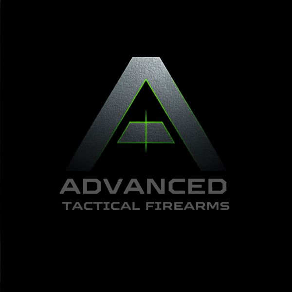 Logo of Advanced Tactical Firearms with a sleek, metallic 'A' design.