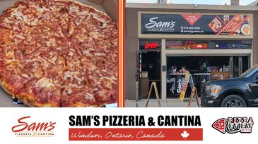 Sam's Pizzeria & Cantina Windsor Ontario Canada Pizza Review Near Me Downtown food delivery