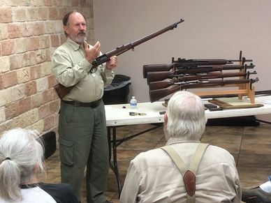 Bobby Moore gave the final program on the "Evolution of the Springfield Rifle".  Medina Greys Camp 2