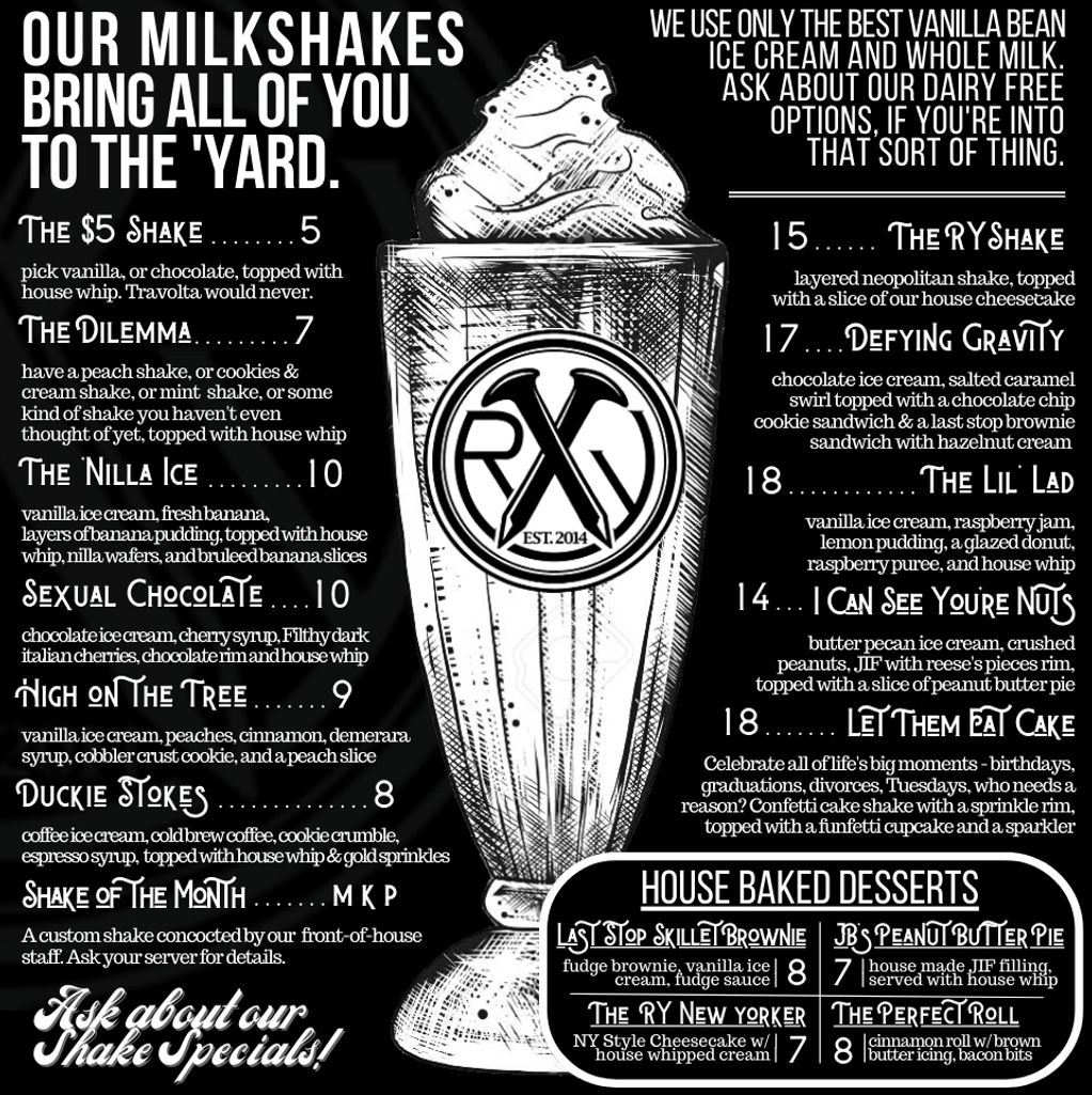 Milkshakes