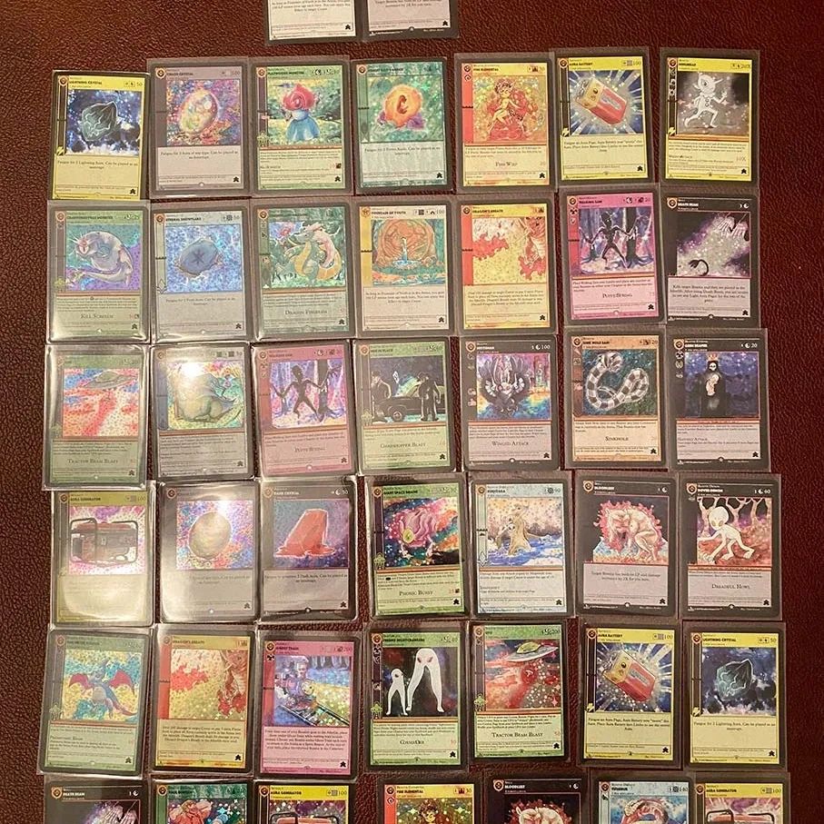 MetaZoo Sample Cards Print Run and Set List