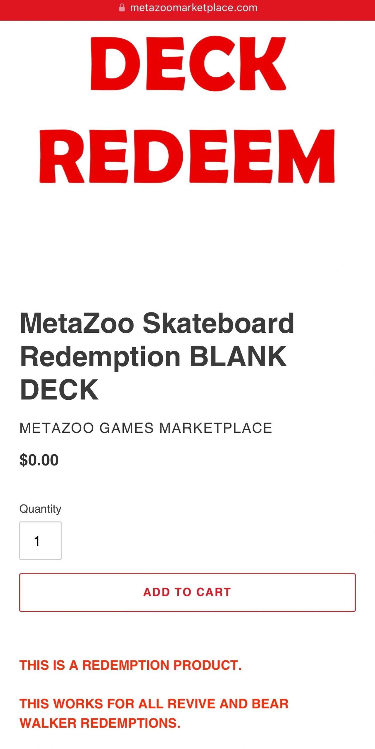 How To Redeem Your Bear Walker and Revive MetaZoo Skateboards