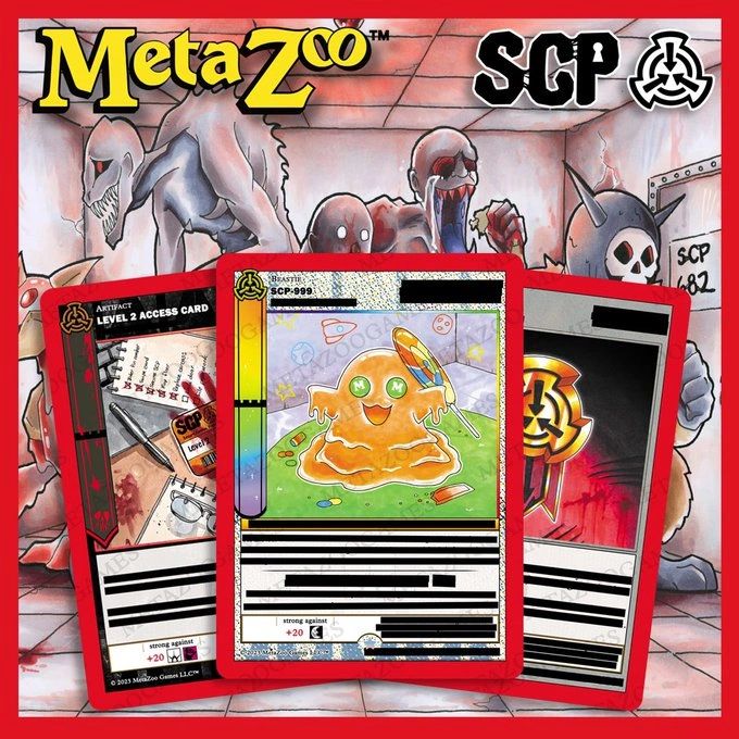 Scp Foundation Card Pack Game Collection, Collectible Card, Scp Files