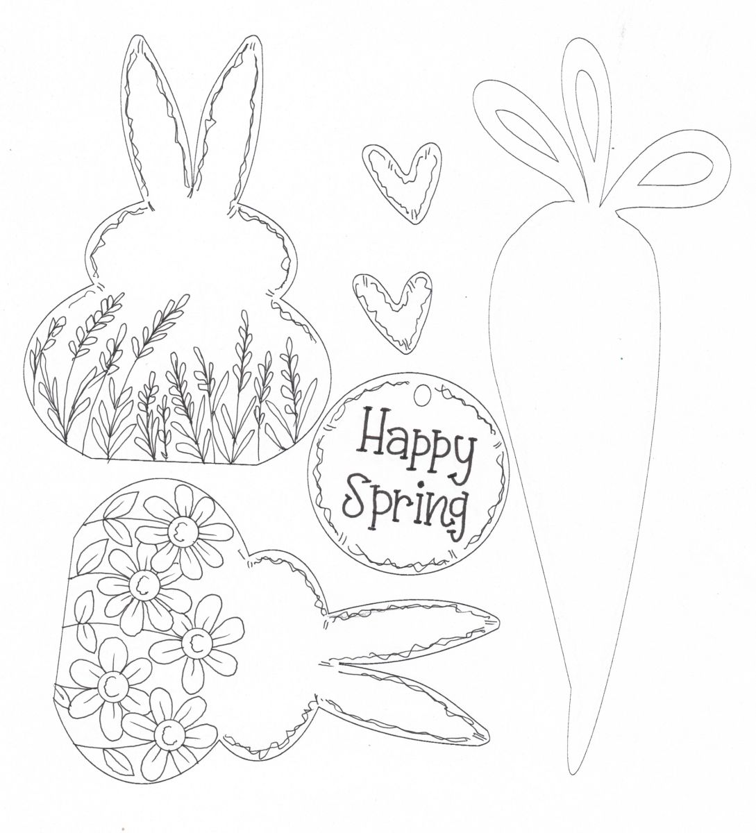 Spring Bunny Printable