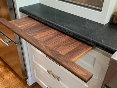 Custom kitchen breadboard