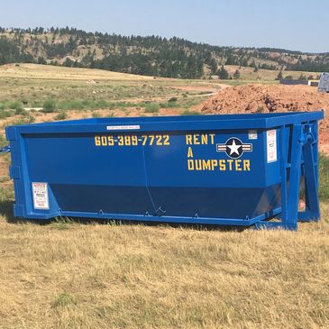 20yd roll-off dumpster: great for new construction, residential, commercial, and yard waste cleanout