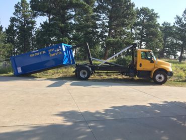 roll off dumpster provided for residential customer