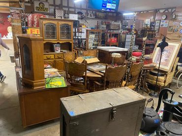 Past antique auction and estate auction.