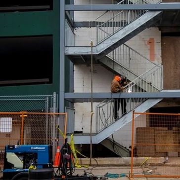William Street, St. Catharines -Parking Garage. 
Copywrite: St.Catharines Standard