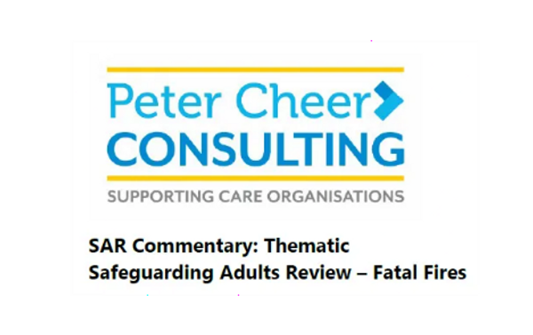Image for the publication SAR Commentary: Thematic Safeguarding Adults Review - Fatal Fires