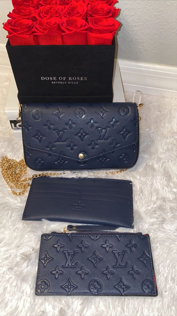 Pochette Felice Navy