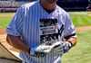 Johnny Damon at Yankees Old Timers' Day