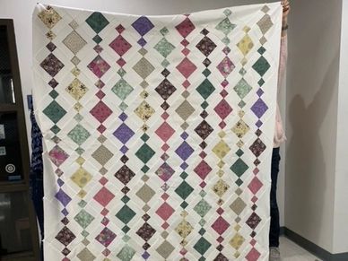 This is the partially finished 2023 quilt top 